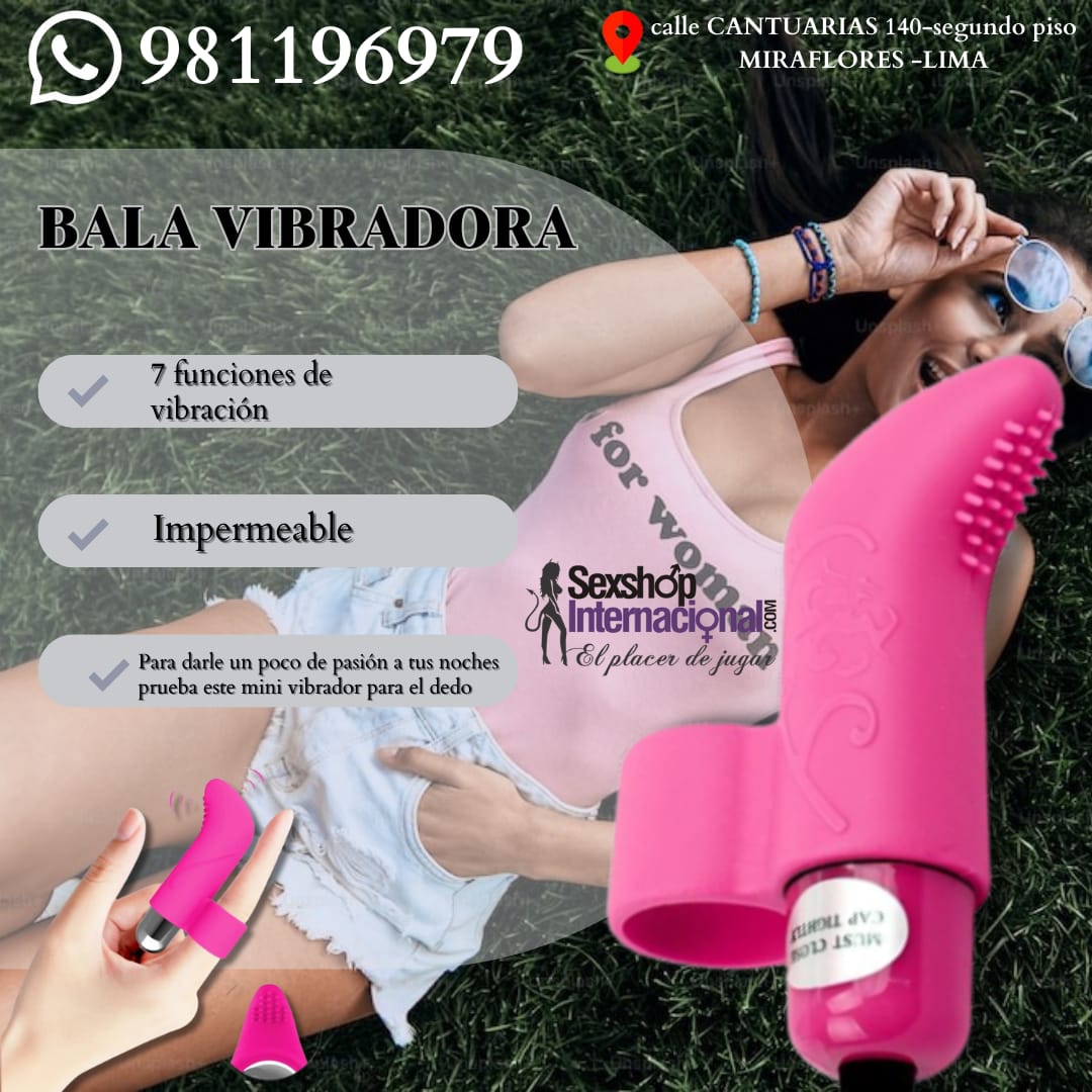 BALA VIBRADORA MINI ESTIMULADOR CLITORAL-COMODO Y DISCRETO-SEXSHOP LIMA 981196979 